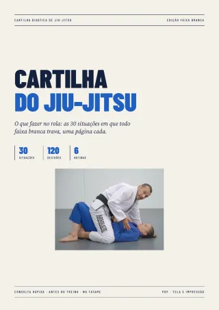 Capa da Cartilha do Jiu-Jitsu